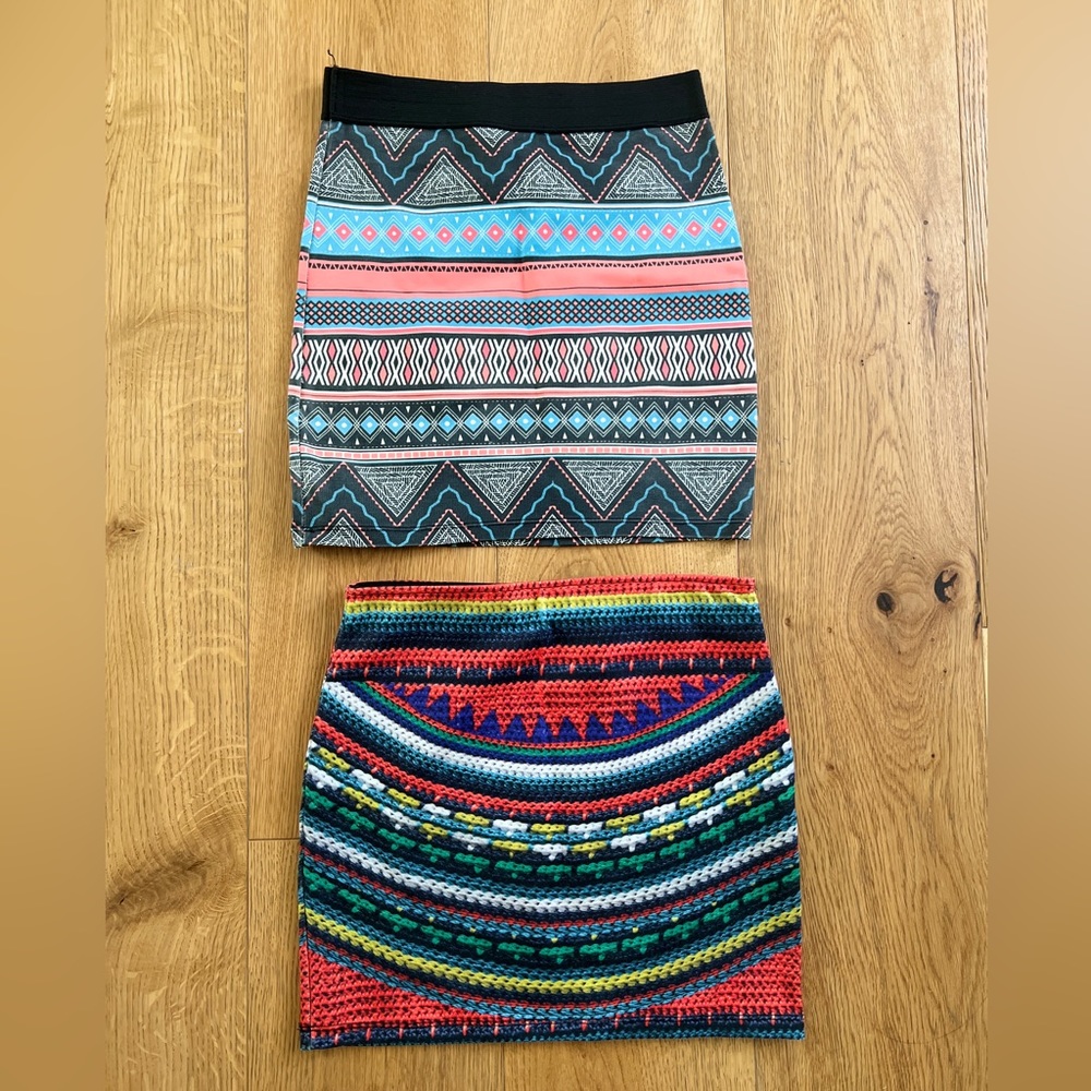 2 ZARA mini skirt